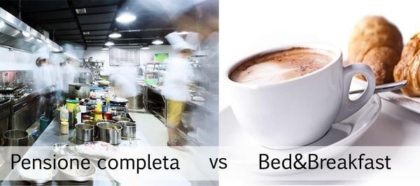 Da pensione completa a B&B