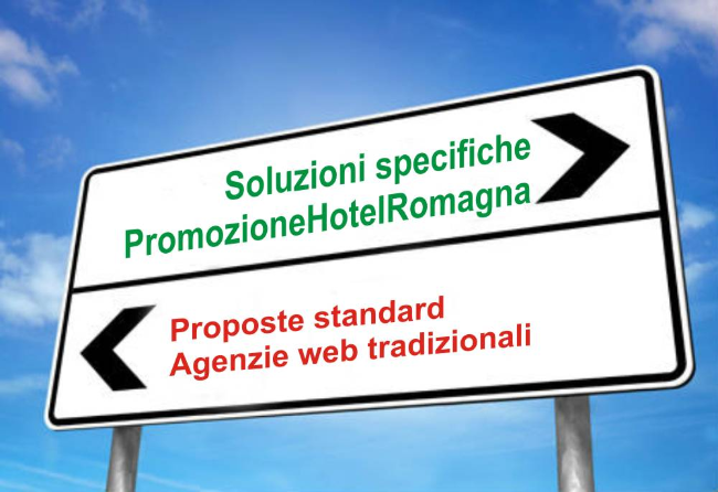Agenzia web tradizionale vs PromozioneHotelRomagna. Le differenze di una scelta
